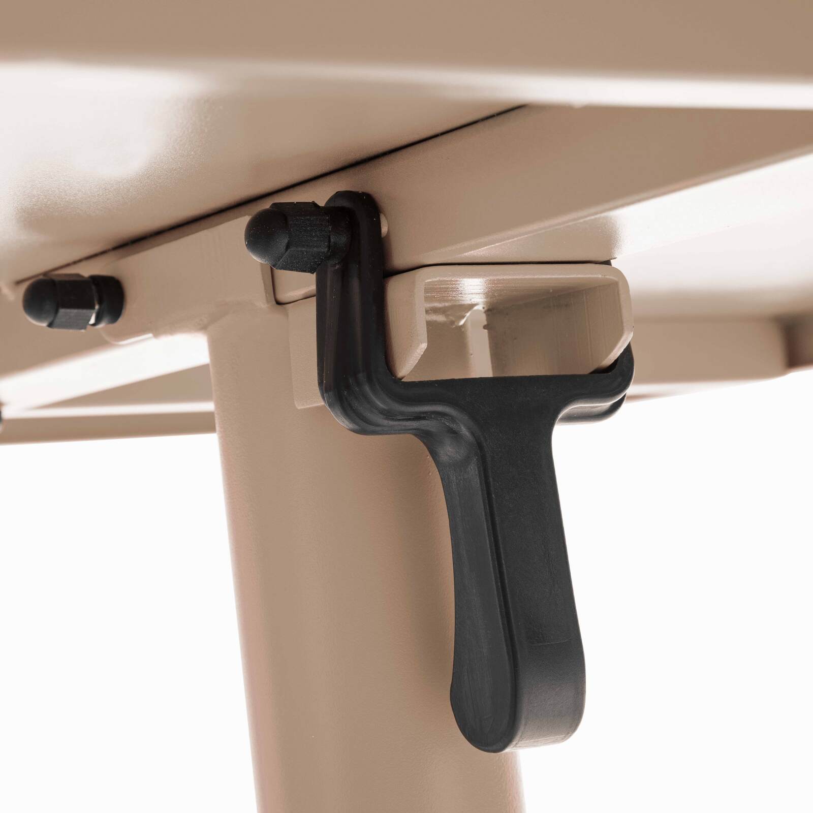 Mesa de jardín cuadrada inclinable de 70 x 70 cm y 2 sillas de bistró