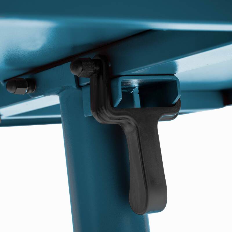 Mesa de jardín cuadrada inclinable de 70 x 70 cm y 2 sillas de bistró