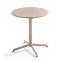 Mesa de jardín plegable de estilo bistró Ø70 x 72 cm y 2 sillas de metal