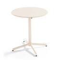 Mesa de jardín plegable de estilo bistró Ø70 x 72 cm y 2 sillas de metal