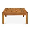 Mesa de jardín de madera de eucalipto FSC® de 80 x 60 x 30 cm