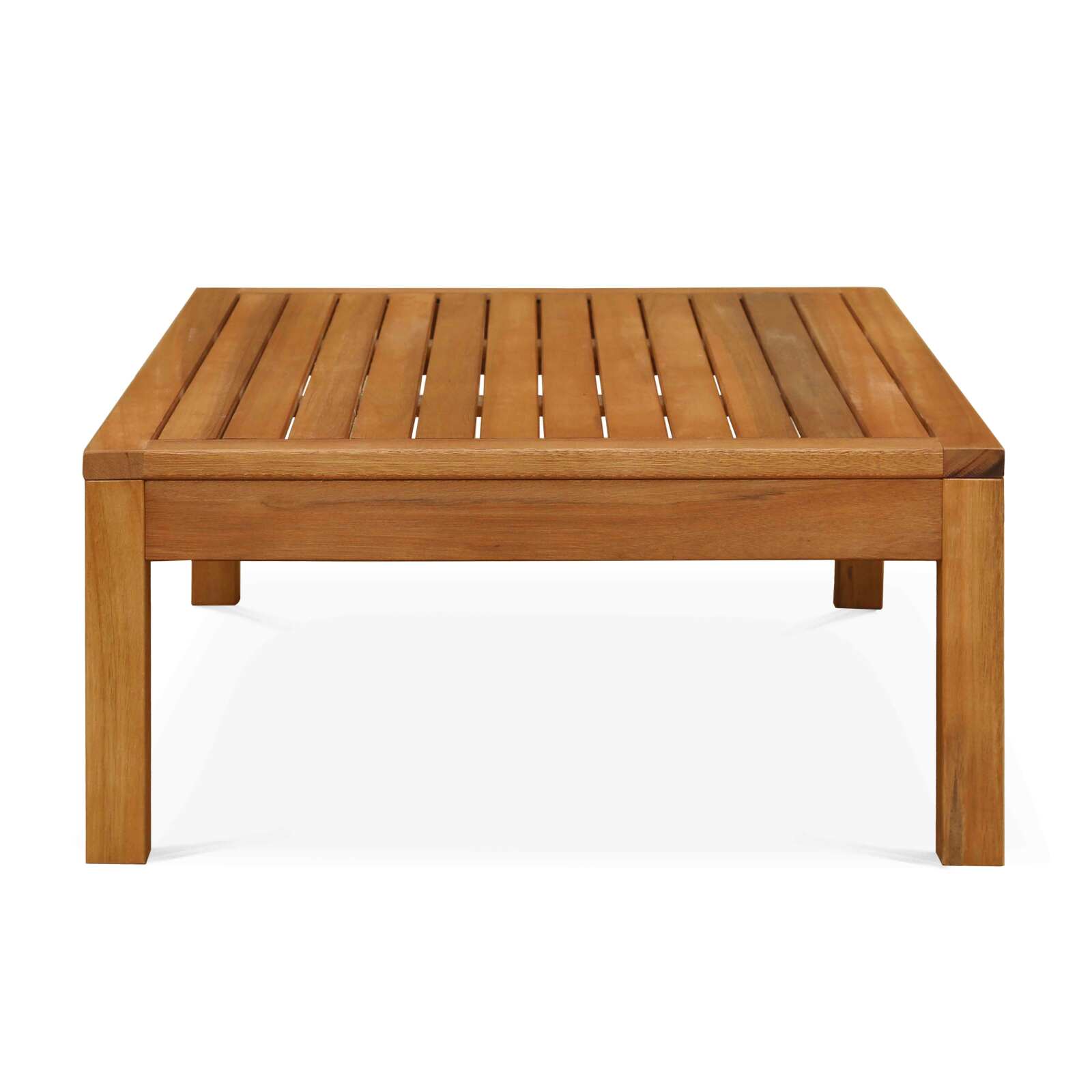 Mesa de jardín de madera de eucalipto FSC® de 80 x 60 x 30 cm