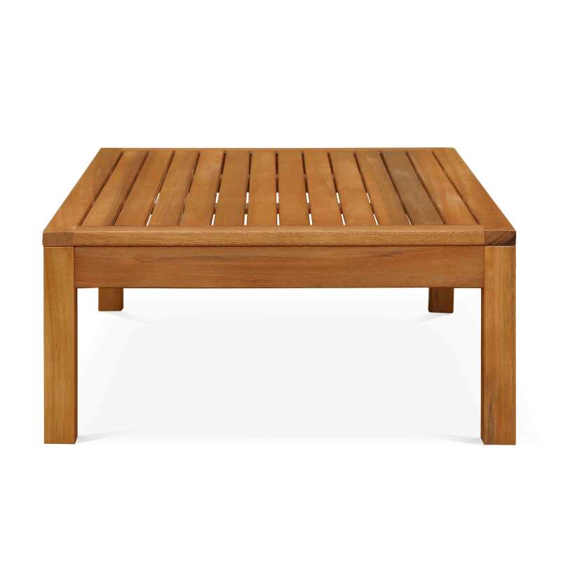 Mesa de jardín de madera de eucalipto FSC® de 80 x 60 x 30 cm
