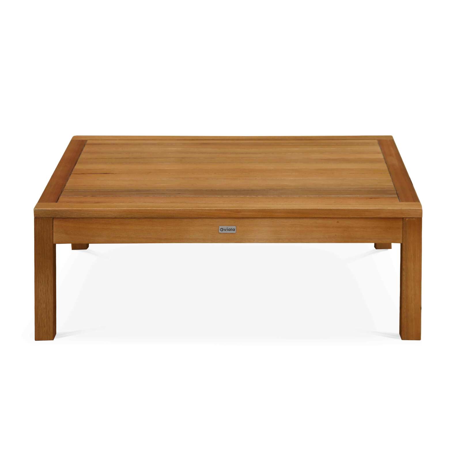 Mesa de jardín de madera de eucalipto FSC® de 80 x 60 x 30 cm