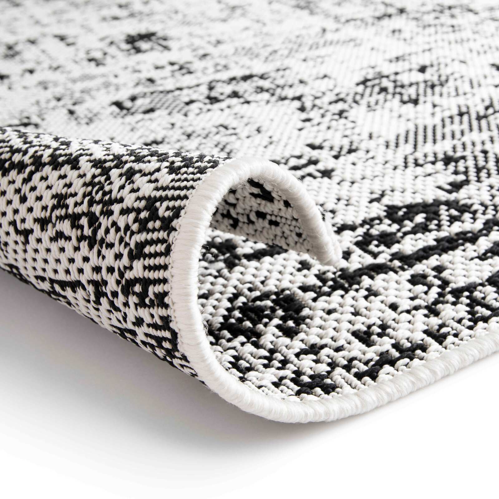 Alfombra rectangular de polipropileno para exteriores