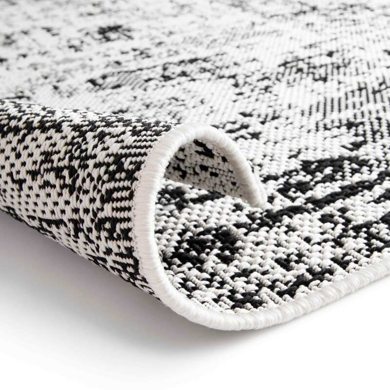 Alfombra rectangular de polipropileno para exteriores