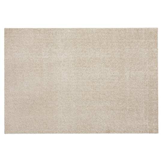 Alfombra rectangular liso de pelo largo de polipropileno