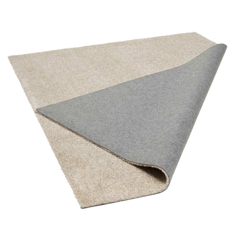 Alfombra rectangular liso de pelo largo de polipropileno (4/5)