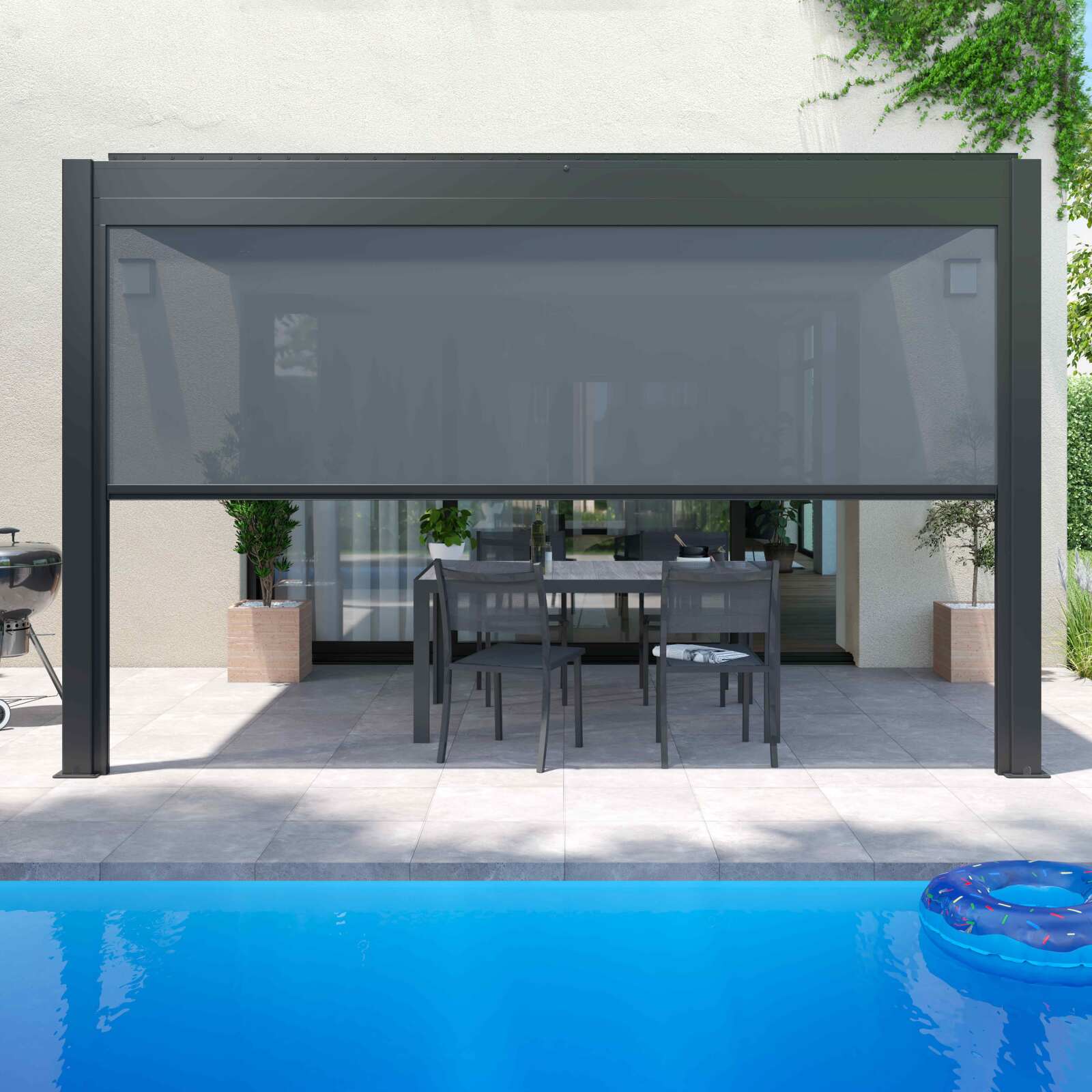 Toldo para pérgola bioclimática ATHENES y OIA