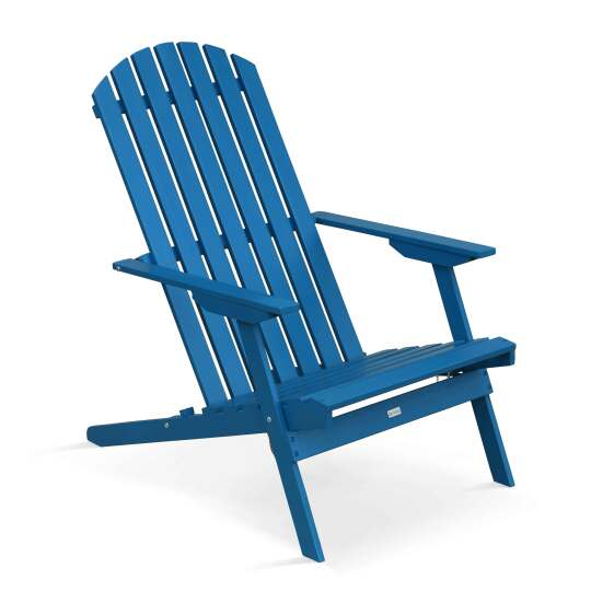 Sillón reclinable plegable de 3 posiciones en madera de eucalipto certificado por FSC®