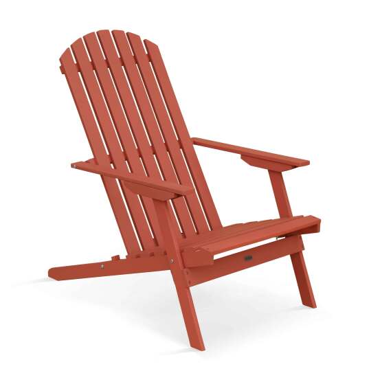 Sillón reclinable plegable de 3 posiciones en madera de eucalipto certificado por FSC®