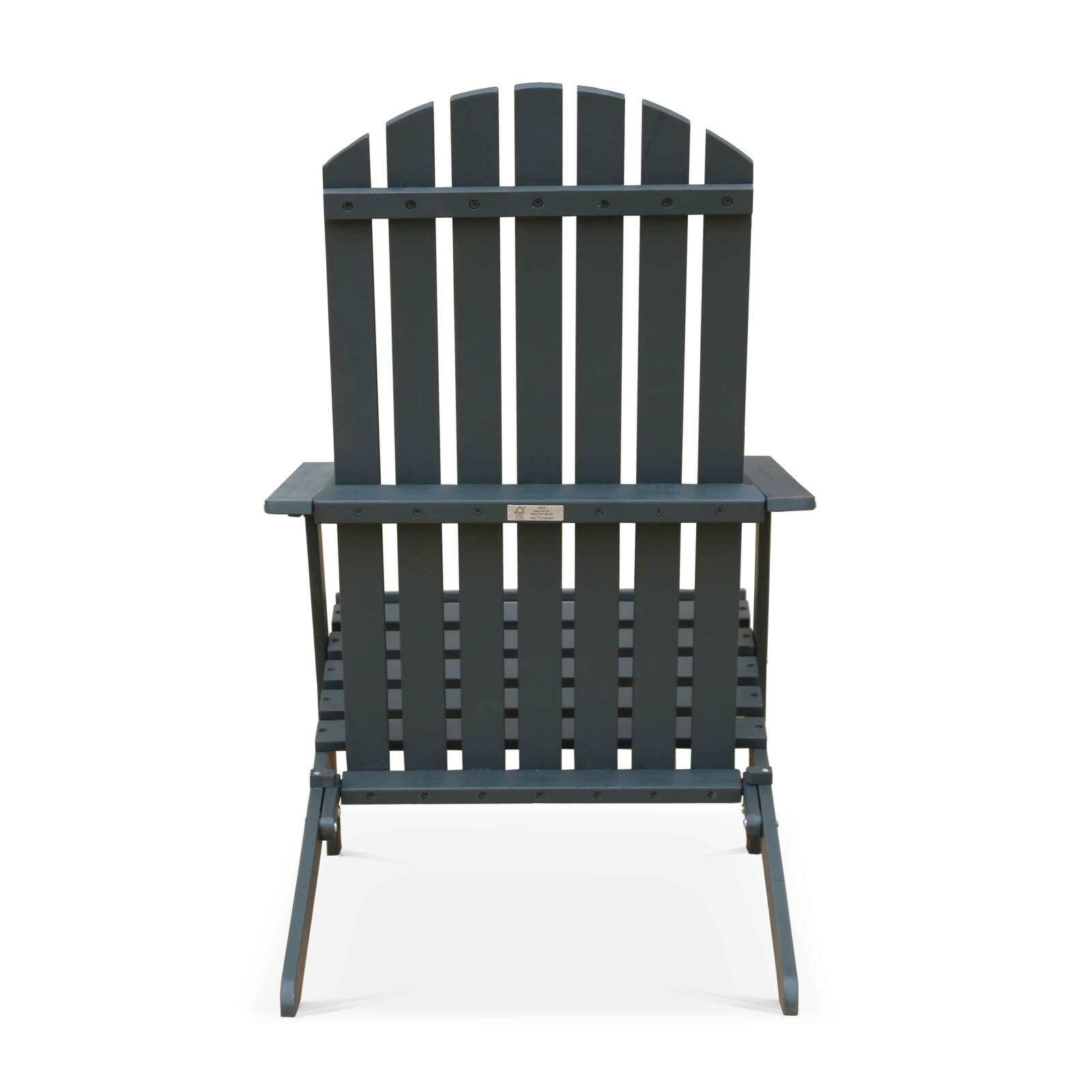 Sillón reclinable plegable de 3 posiciones en madera de eucalipto certificado por FSC®