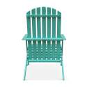Sillón reclinable plegable de 3 posiciones en madera de eucalipto certificado por FSC®