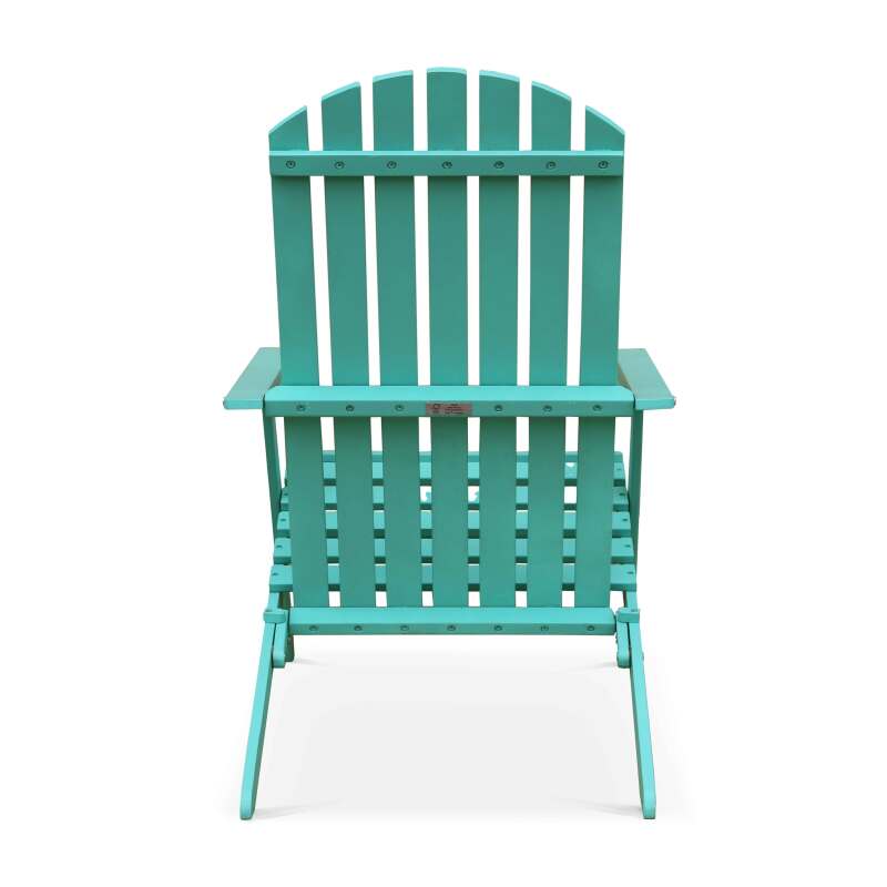 Sillón reclinable plegable de 3 posiciones en madera de eucalipto certificado por FSC®