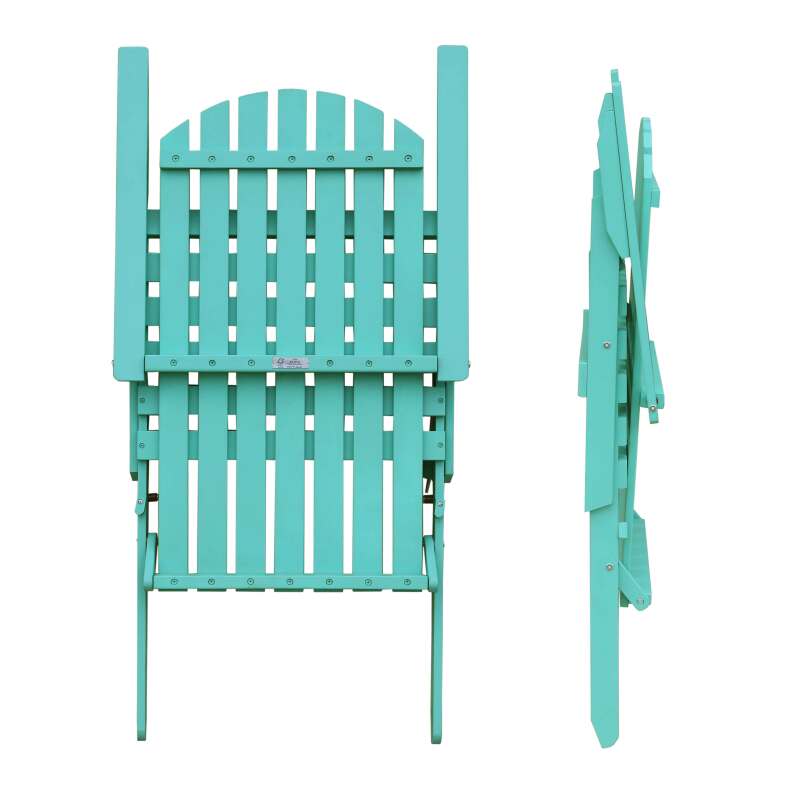 Sillón reclinable plegable de 3 posiciones en madera de eucalipto certificado por FSC®
