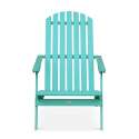 Sillón reclinable plegable de 3 posiciones en madera de eucalipto certificado por FSC®