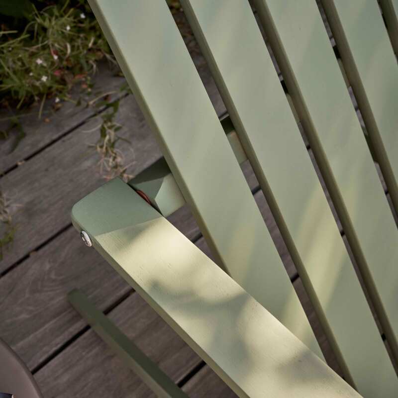 Lote de 2 sillas reclinables plegables con 3 posiciones ajustables en madera de eucalipto certificada FSC®