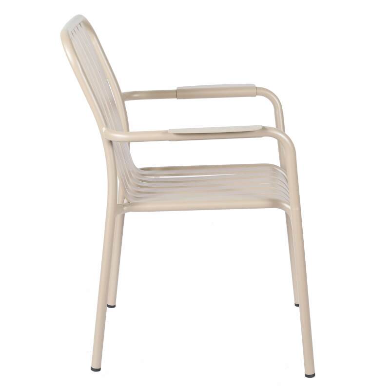 Silla de jardín con reposabrazos de aluminio (4/7)