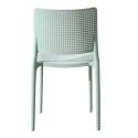Silla de plástico calada para terraza