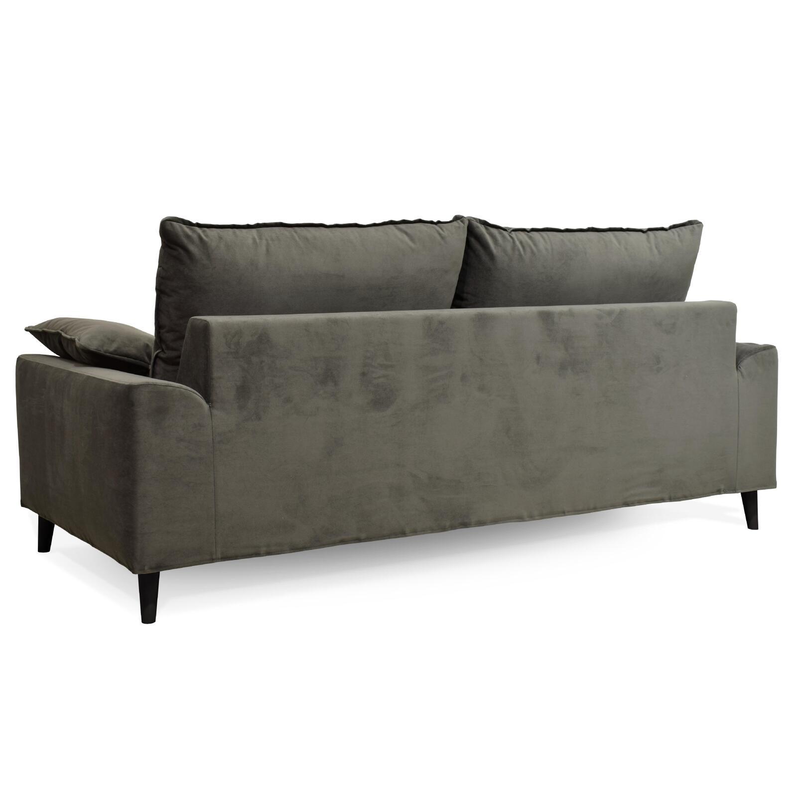 Sofá cama de terciopelo convertible de 3 plazas