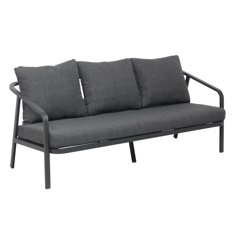 Conjunto de muebles de jardín de aluminio de 5 plazas