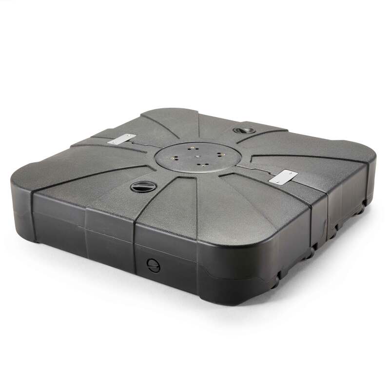 Sombrilla desplazado de conjunto (3 x 3M) giratorio 360° + Base con ruedas de 100 L para contrapesar