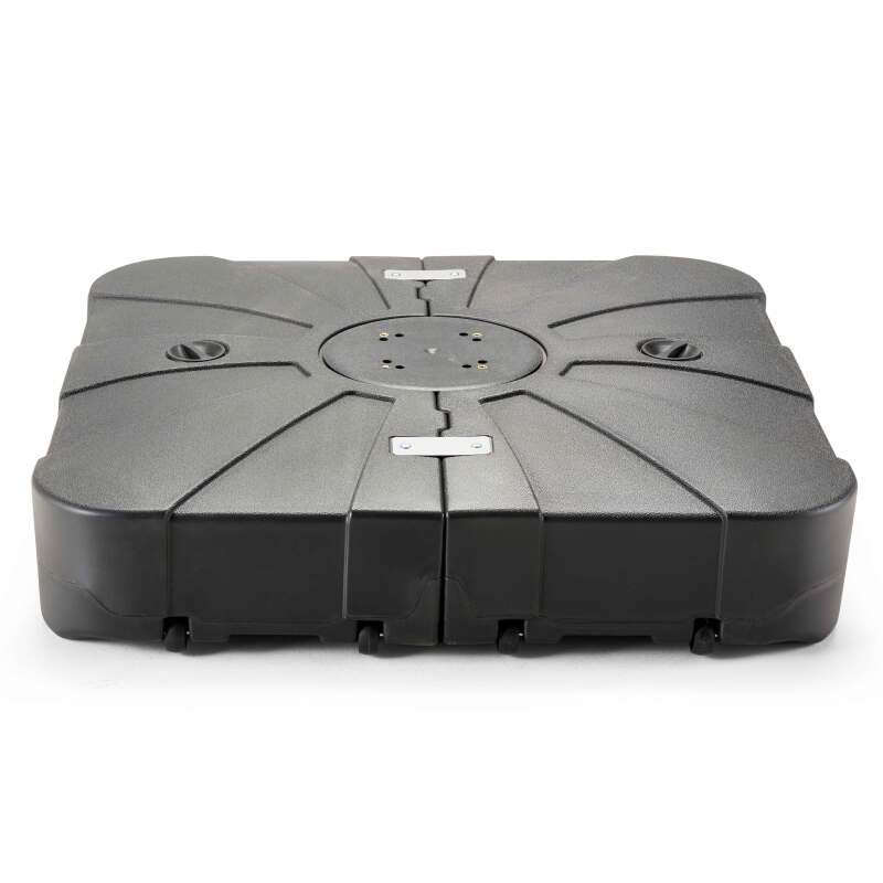 Sombrilla desplazado de conjunto (3 x 3M) giratorio 360° + Base con ruedas de 100 L para contrapesar