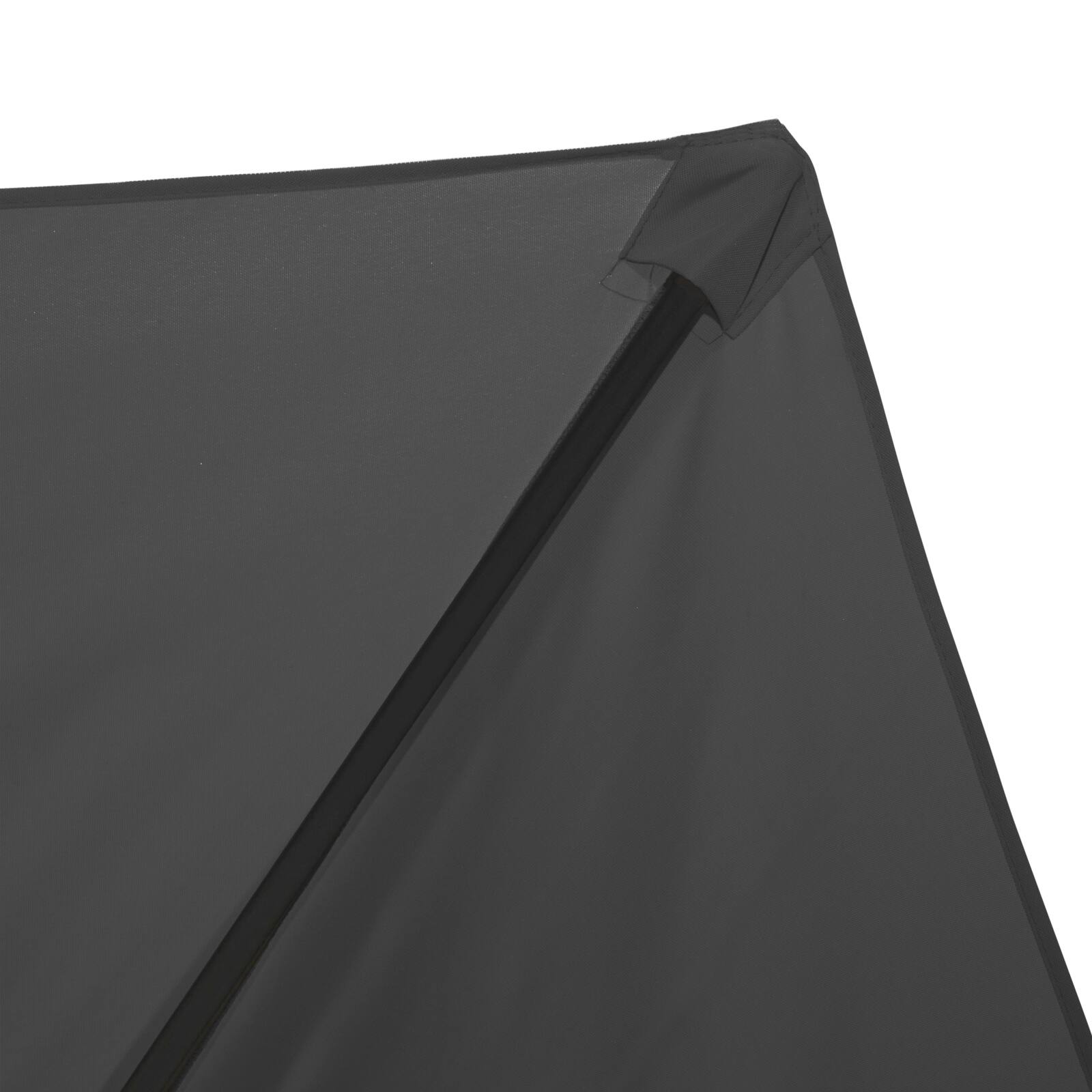 Sombrilla de jardín inclinable (Ø3m) con base plegable + 4 losas para rellenar y dar peso