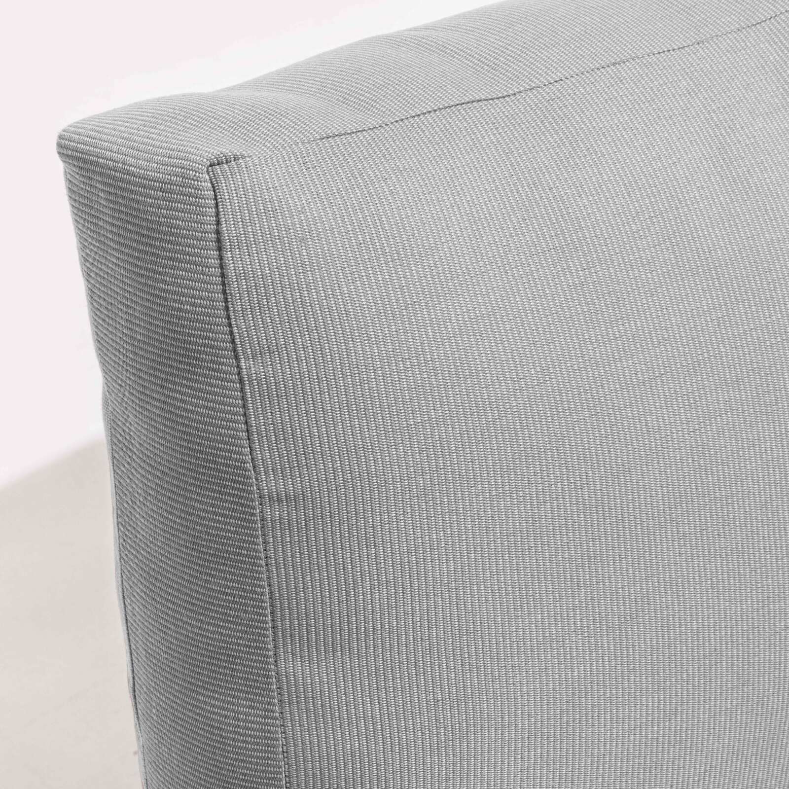 Sofá de jardín en esquina de 6 plazas de aluminio y madera FSC®