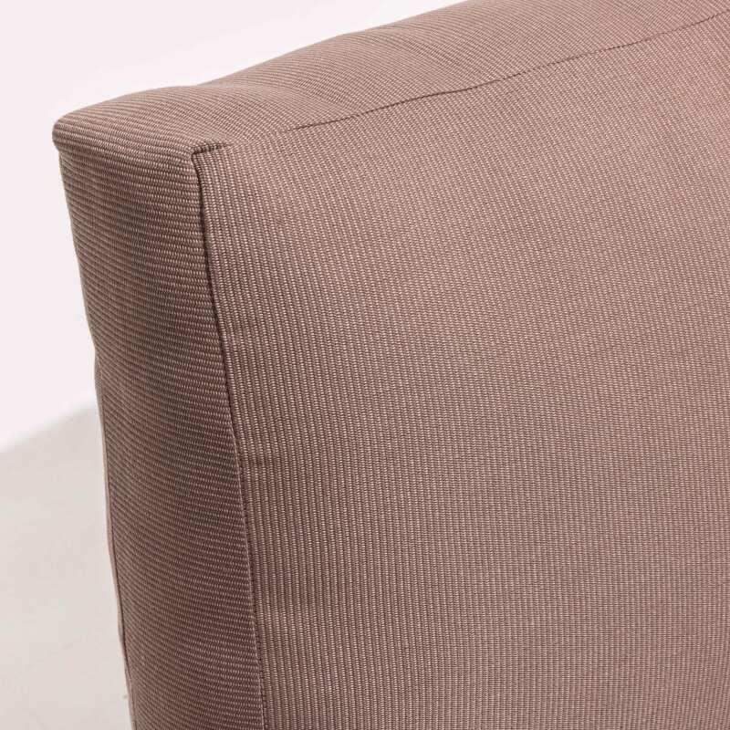 Sofá de jardín en esquina de 6 plazas de aluminio y madera FSC® (6/7)