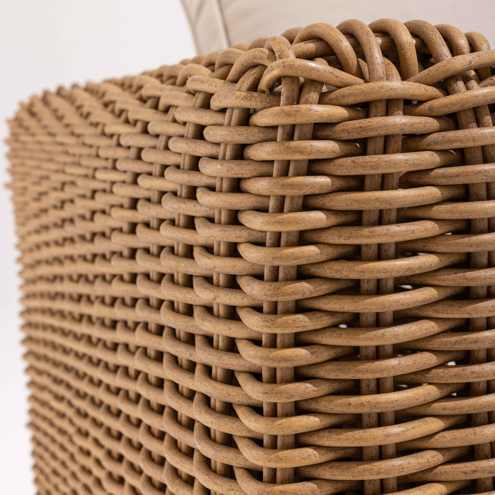 Sofá de jardín en esquina de 5 plazas de ratán sintético Sofá de jardín en esquina de 5 plazas de ratán sintético