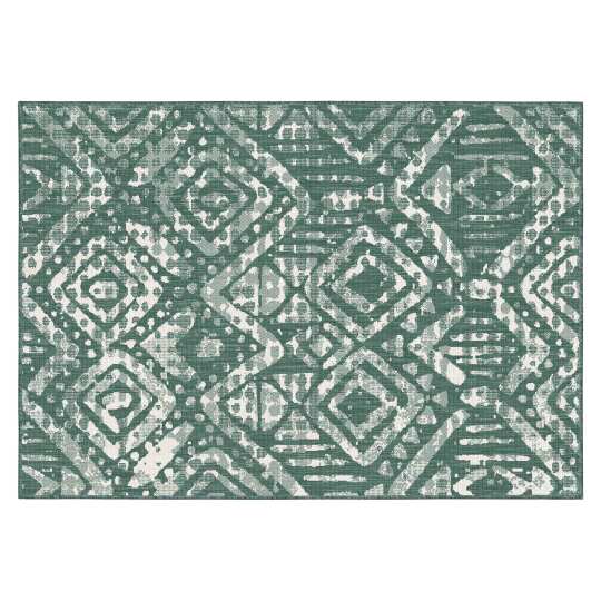 Alfombra rectangular reversible para exteriores de polipropileno