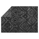 Alfombra rectangular reversible para exteriores de polipropileno
