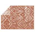 Alfombra rectangular reversible para exteriores de polipropileno