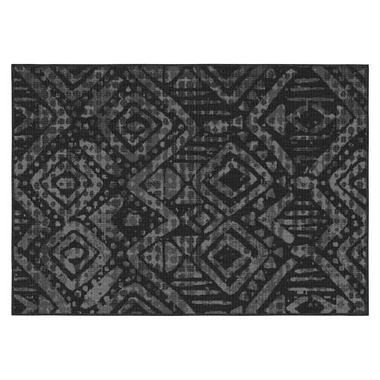 Alfombra rectangular reversible para exteriores de polipropileno