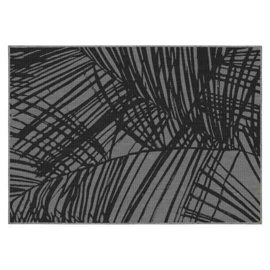 Alfombra rectangular reversible para exteriores de polipropileno