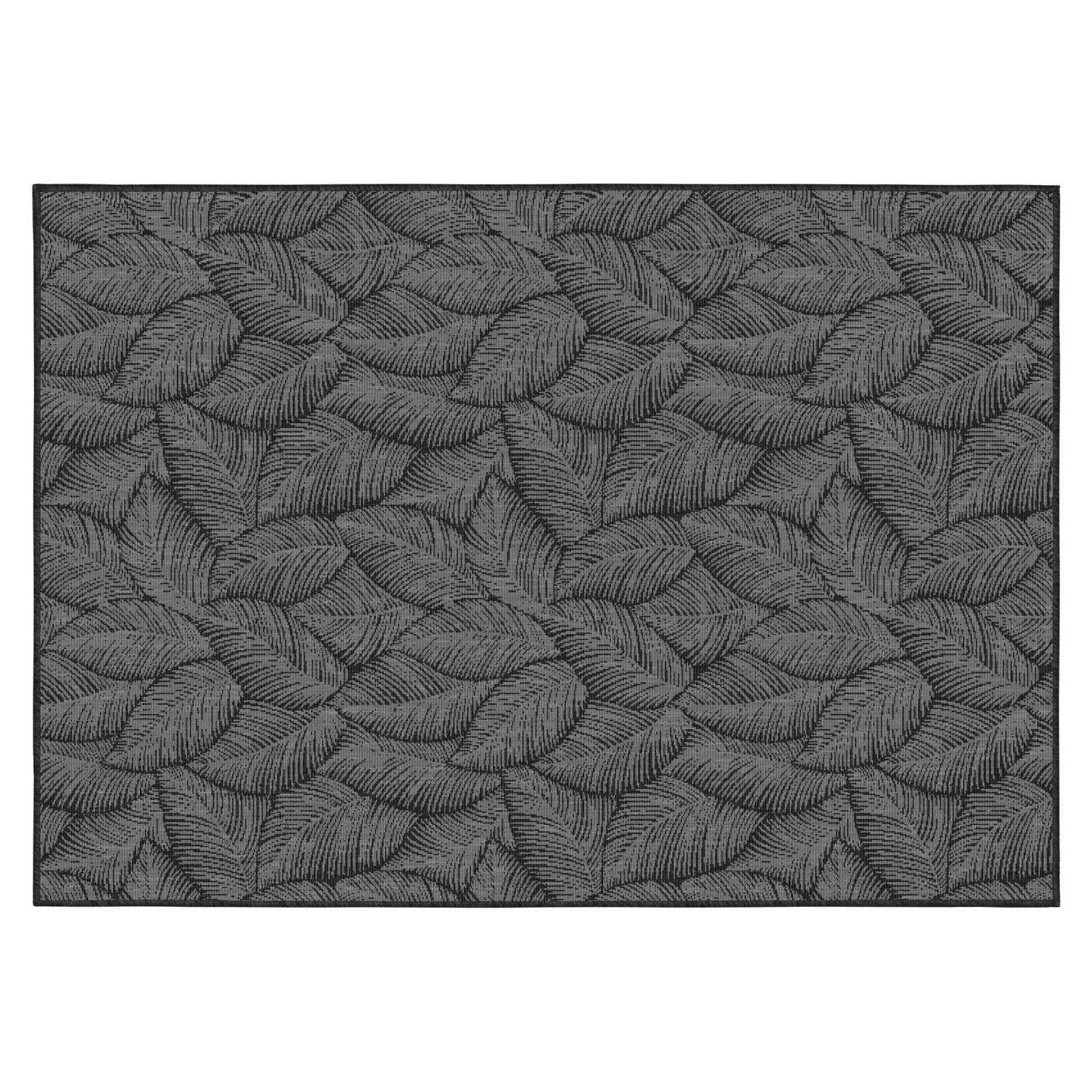 Alfombra rectangular reversible para exteriores de polipropileno