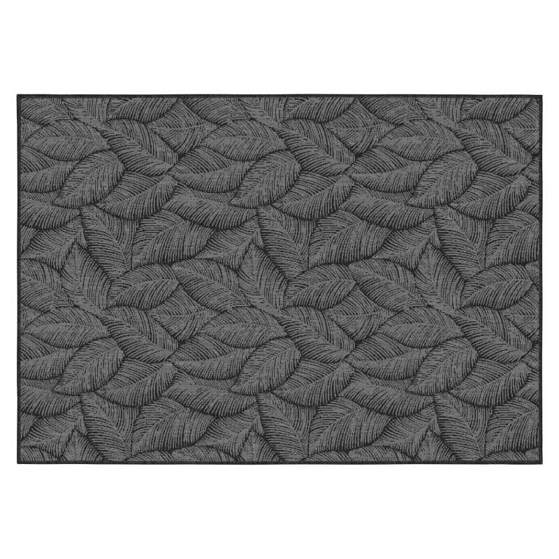 Alfombra rectangular reversible para exteriores de polipropileno