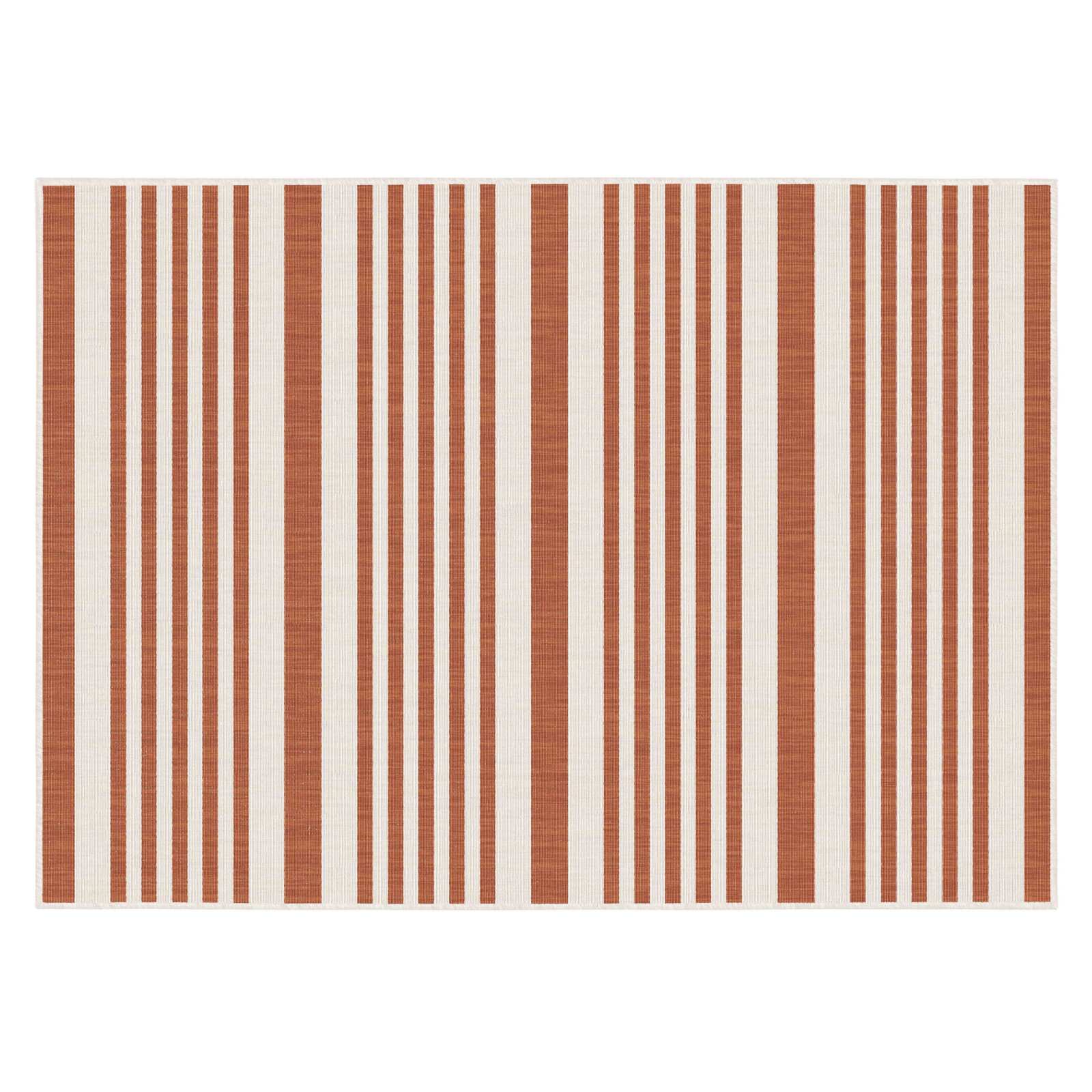 Alfombra rectangular reversible para exteriores de polipropileno