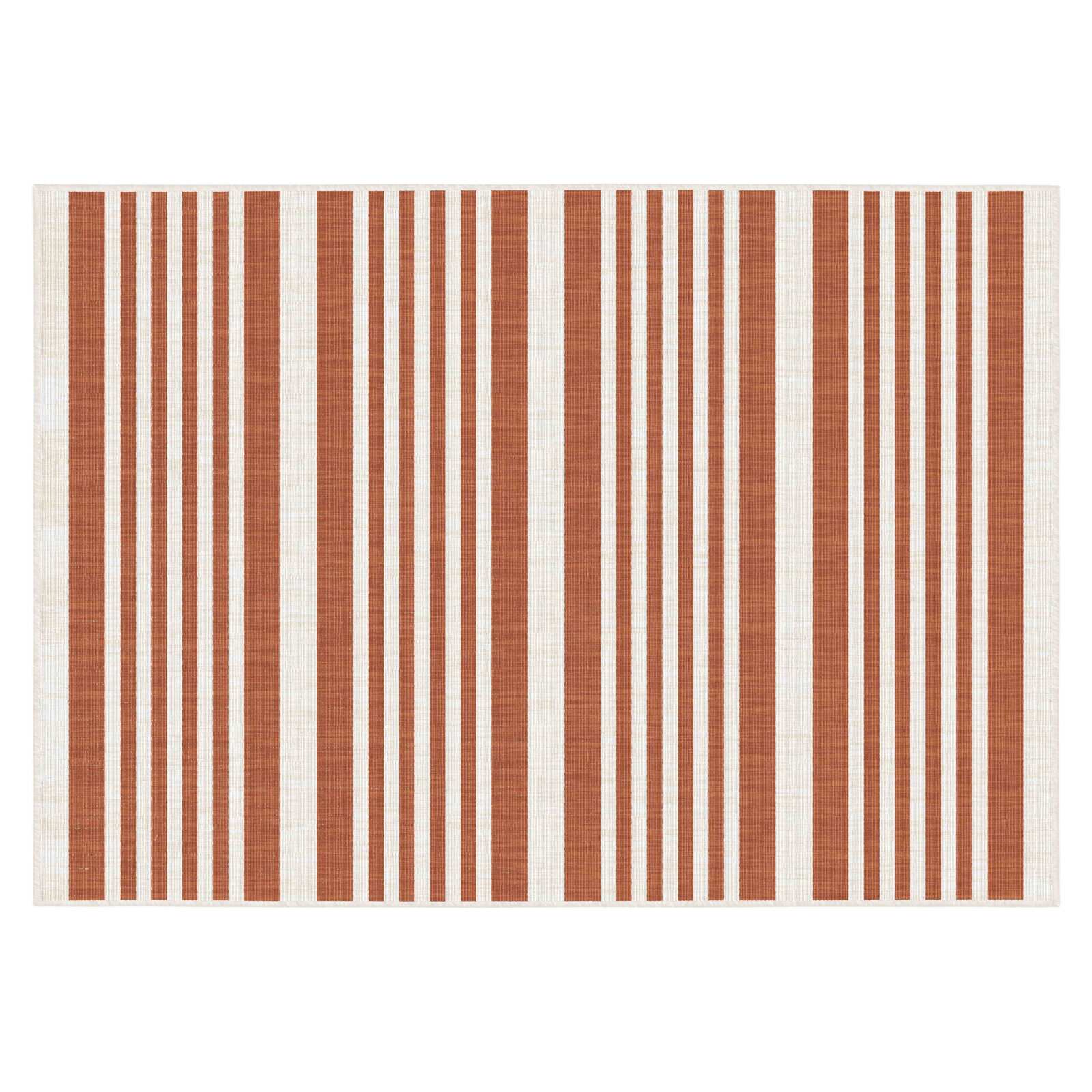 Alfombra rectangular reversible para exteriores de polipropileno