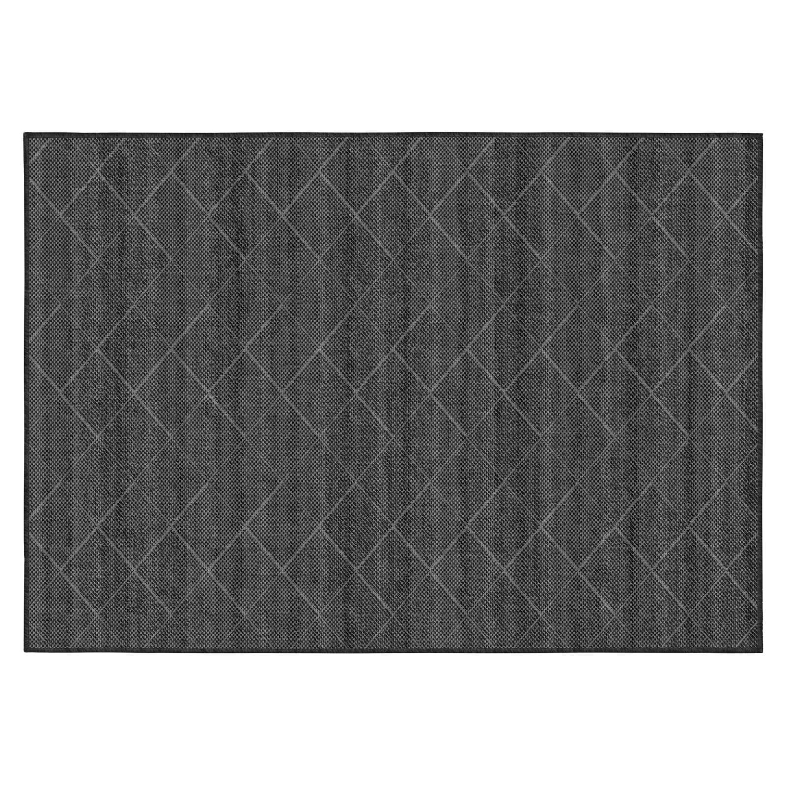 Alfombra rectangular reversible para exteriores de polipropileno