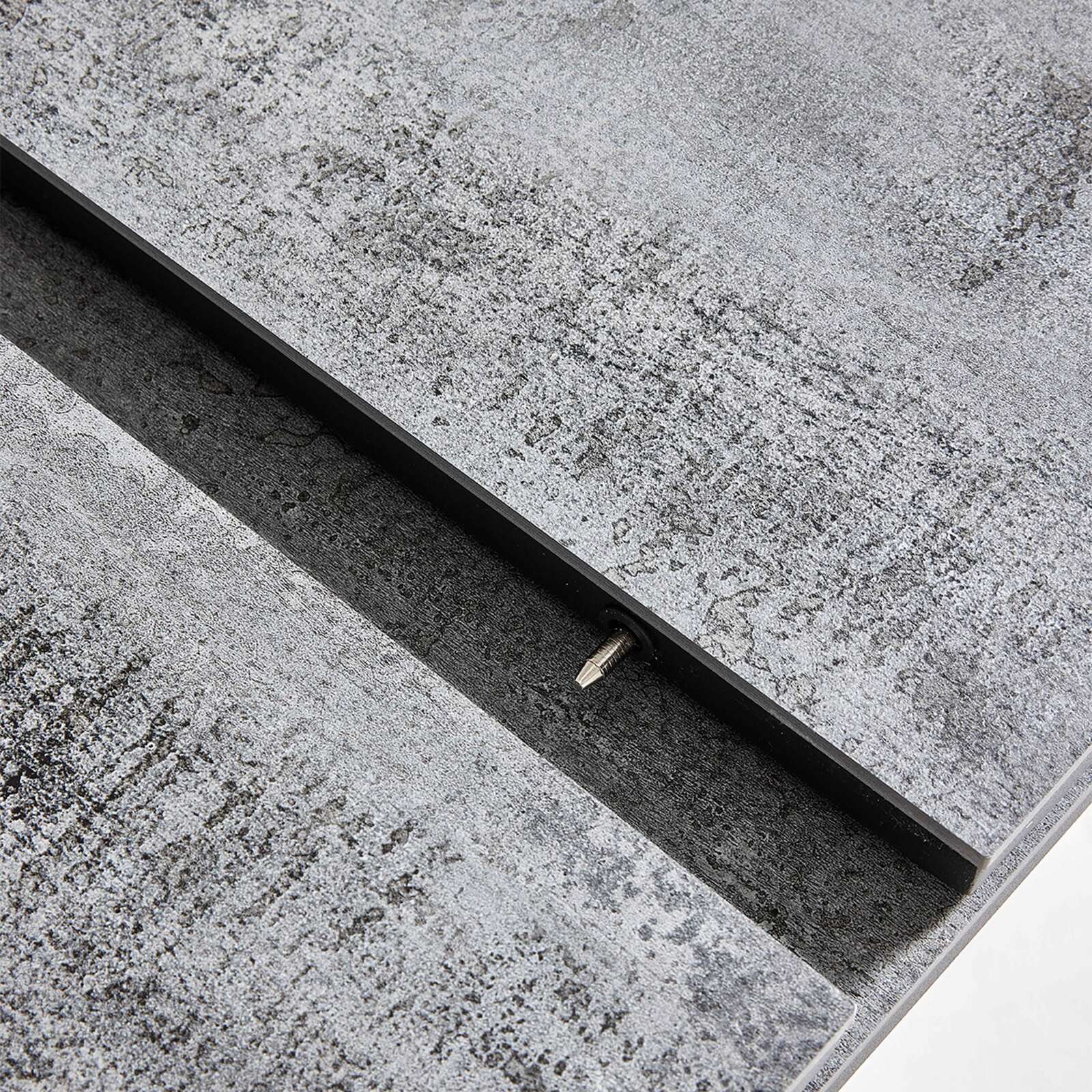 Mesa de jardín rectangular extensible (256/320 x 100 x 76 cm) de aluminio 