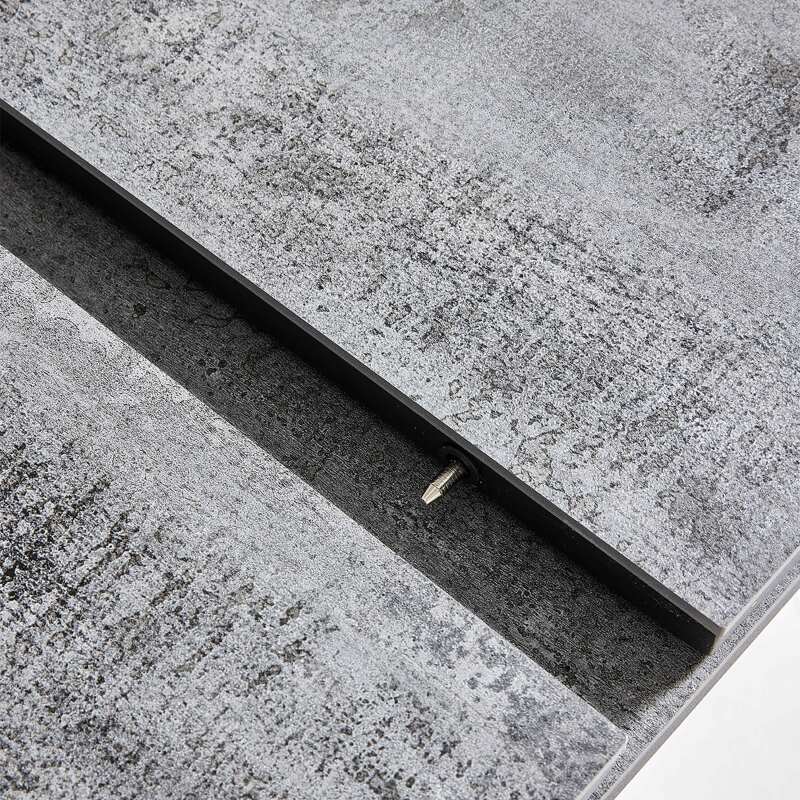 Mesa de jardín rectangular extensible (256/320 x 100 x 76 cm) de aluminio  (5/7)