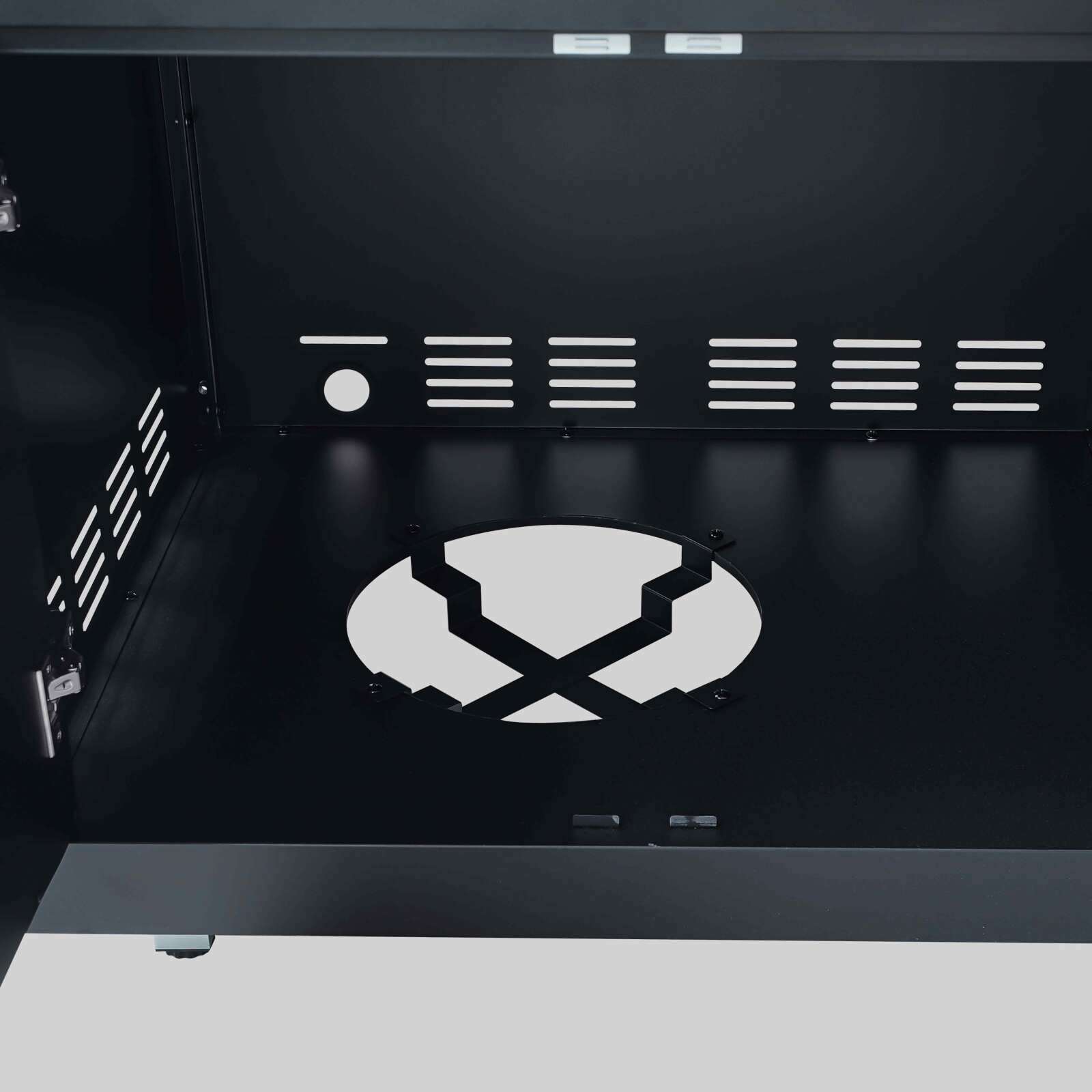 Mueble de acero para barbacoa de gas con 4 + 1 quemadores para cocina exterior