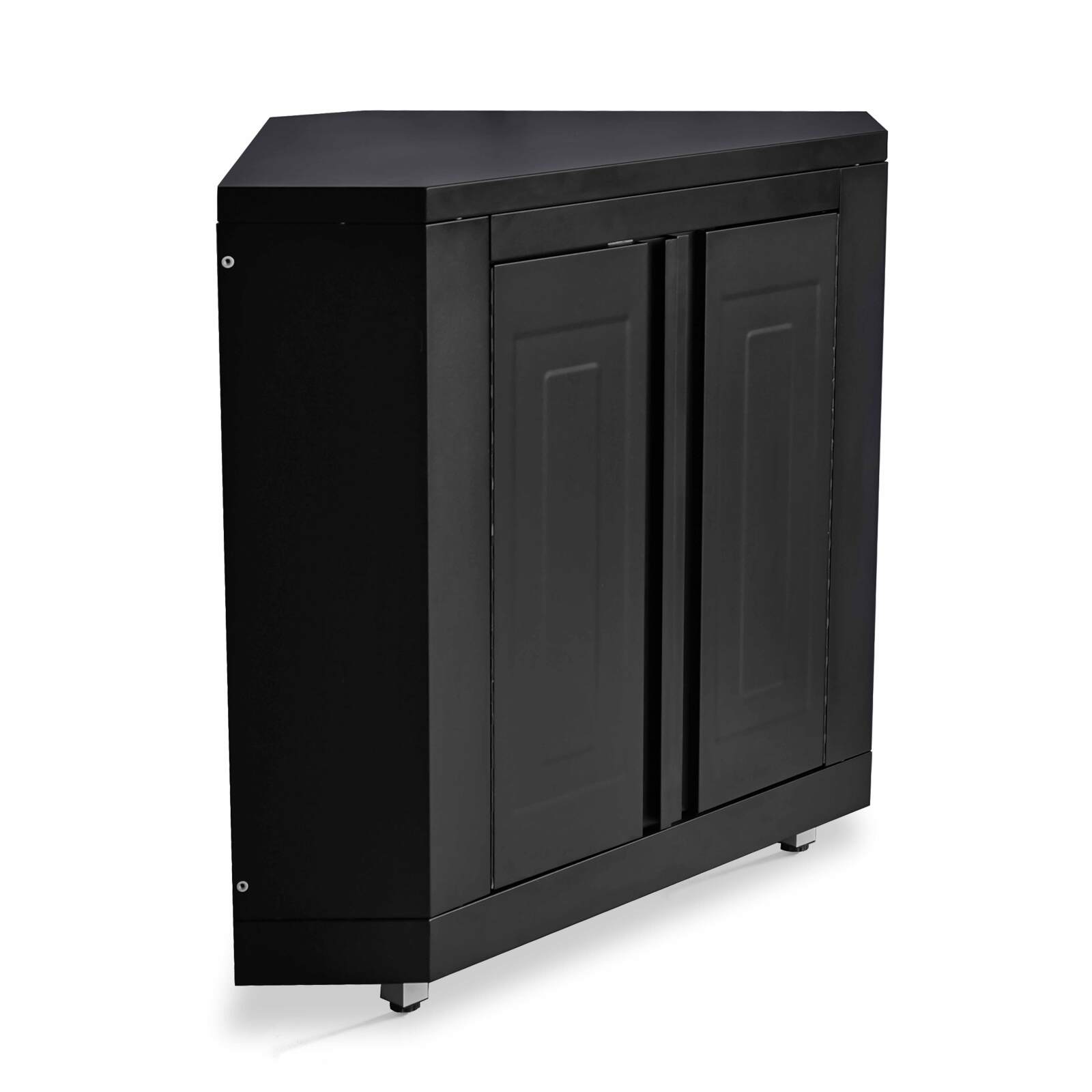 Módulo de almacenamiento de esquina de acero para cocina de exterior Módulo de almacenamiento de esquina de acero para cocina de exterior