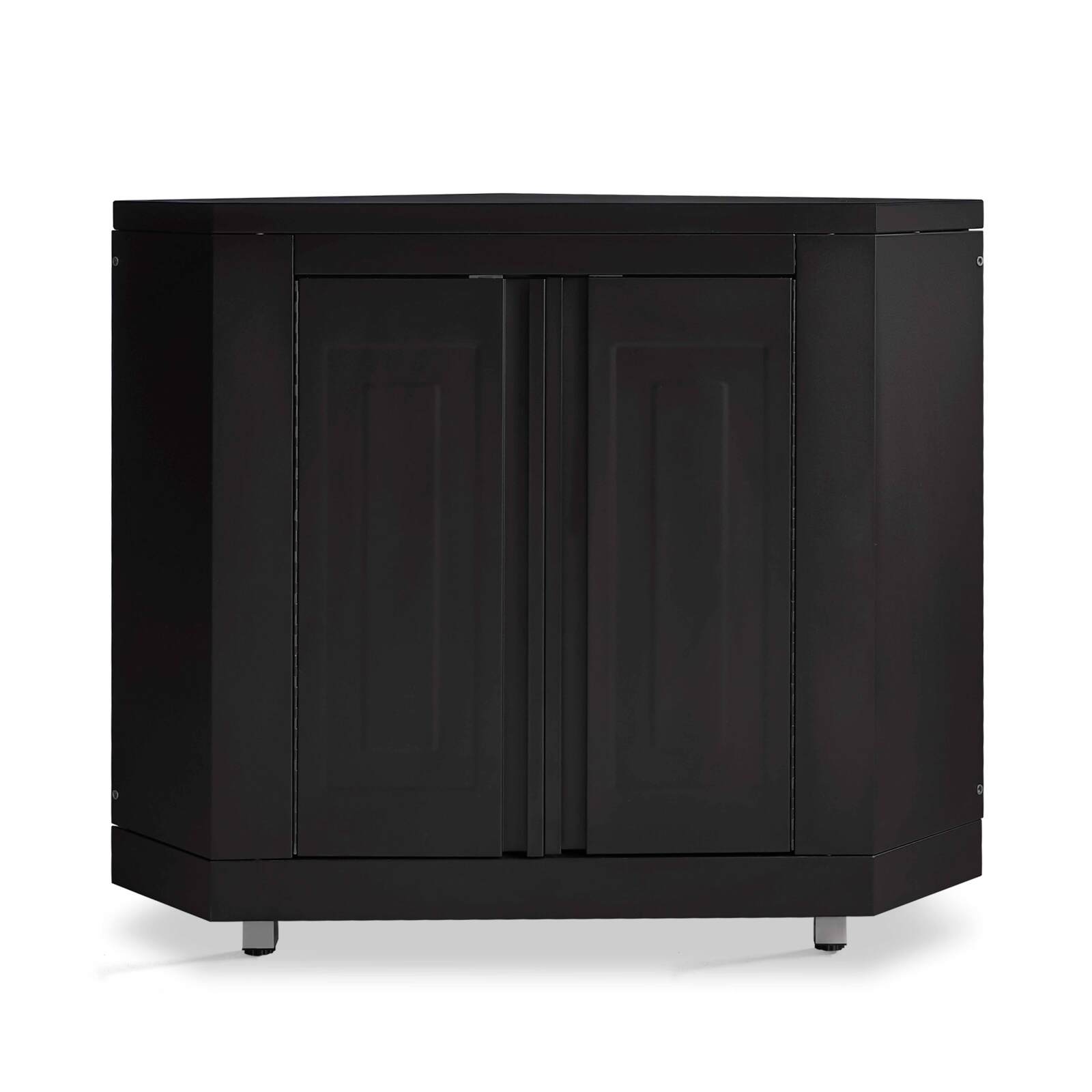 Módulo de almacenamiento de esquina de acero para cocina de exterior Módulo de almacenamiento de esquina de acero para cocina de exterior