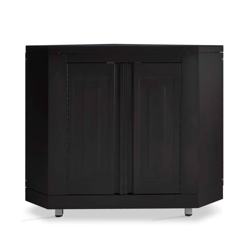 Módulo de almacenamiento de esquina de acero para cocina de exterior