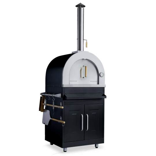 Módulo de acero para horno de pizza para cocina exterior | Oviala