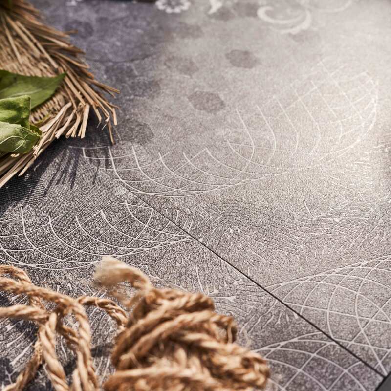 Mesa de jardín de cerámica con efecto estampado (230 x 95 x 74 cm) (3/6)