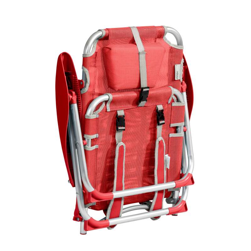 Lote de 2 sillones de playa plegables, reclinables 4 posiciones